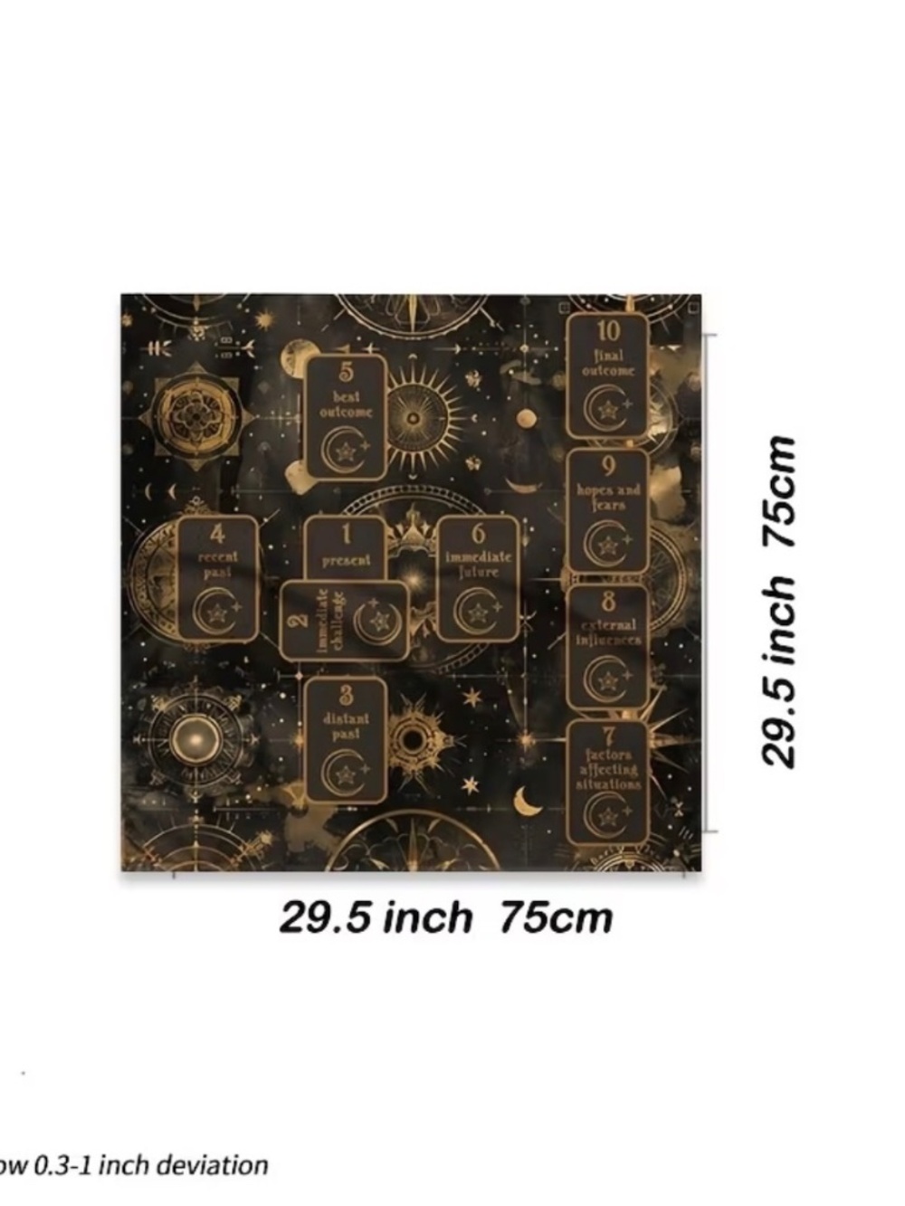 Celestial Tarot Spread Altar Cloth / Tapestry - Picture 3 of 3